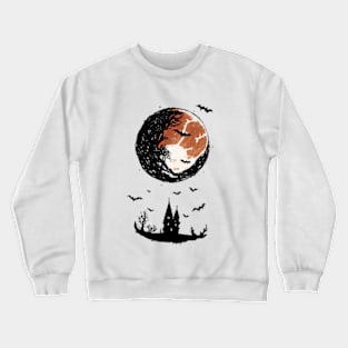 Halloween Moon Crewneck Sweatshirt